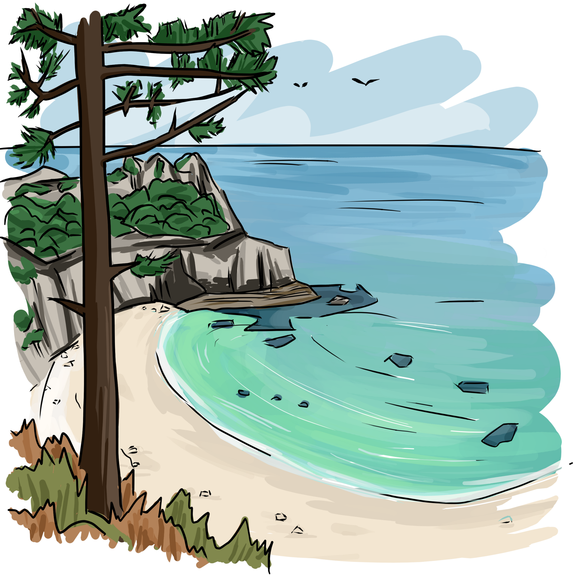 Plage de l’Île Vierge